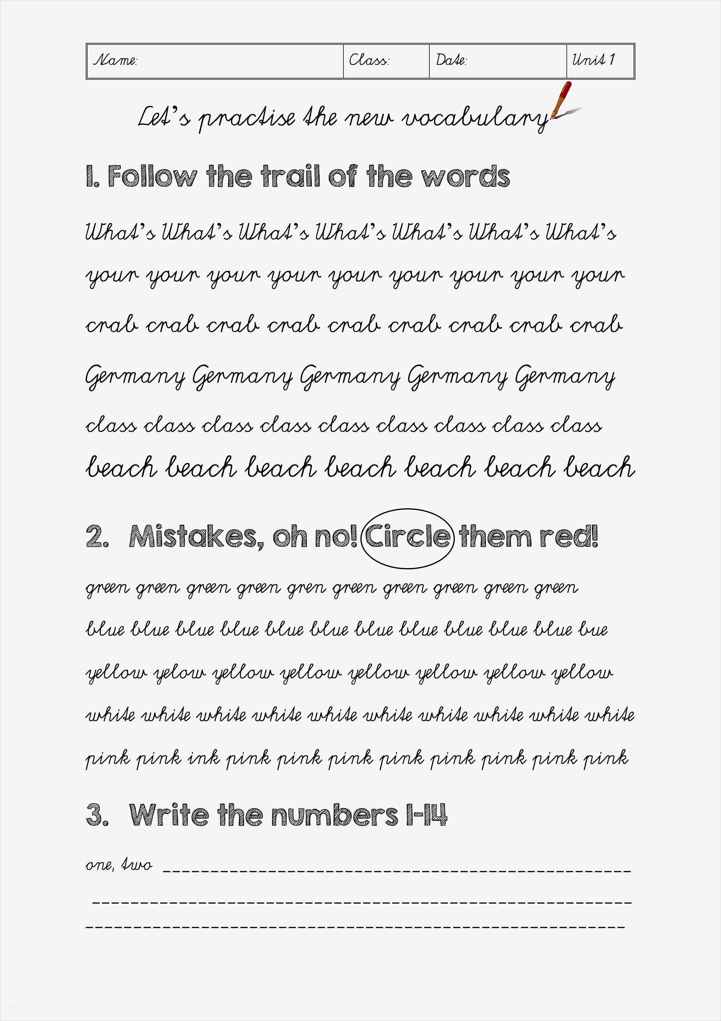 Schönschrift Vorlagen Kostenlos Angenehm Gemütlich Schreibschrift Der 2 Klasse Ideen Beispiel