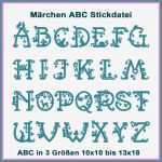 Schönschrift Vorlagen Kostenlos Hübsch Märchen Abc Stickdatei Set Sticken