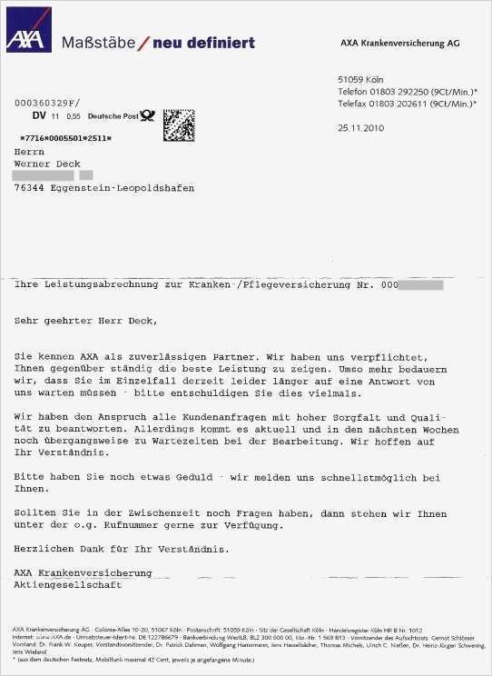 Schreiben Versicherung Schadensregulierung Vorlage Best Of Axa Versicherung Verzögert Auszahlung Ich Zahle Mit