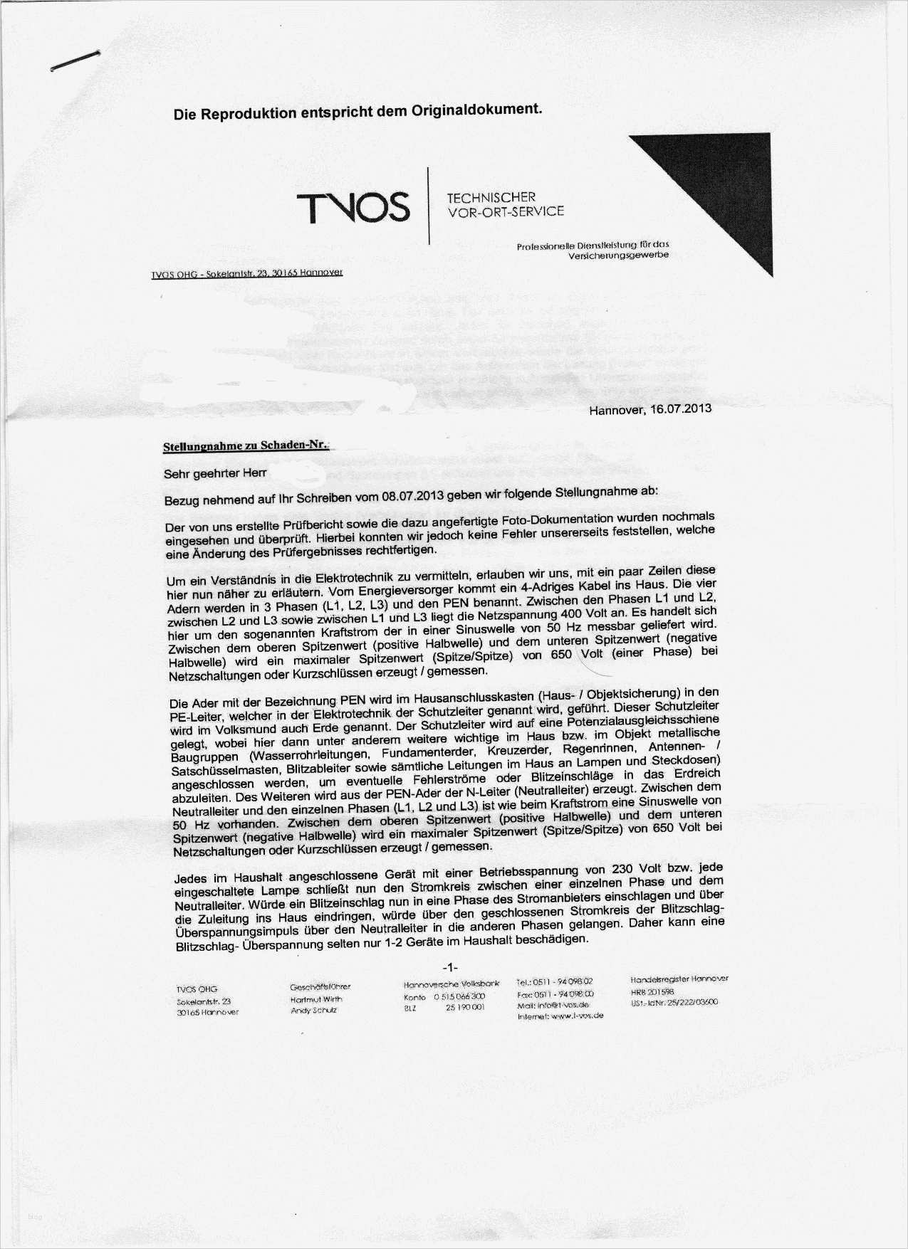 Schreiben Versicherung Schadensregulierung Vorlage Schön Hdmi Defekt Nach Gewitter Versicherung Will Nicht Zahlen