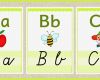 Schreibschrift Abc Vorlage Cool Frau Locke Abc Und Schreibschrift Buchstaben Aushang