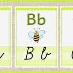 Schreibschrift Abc Vorlage Cool Frau Locke Abc Und Schreibschrift Buchstaben Aushang