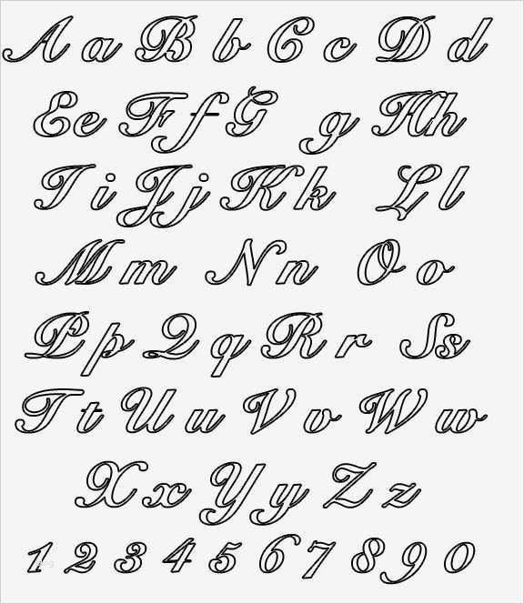 Schreibschrift Abc Vorlage Luxus Buchstaben Vorlagen Tattoo Vorlagen