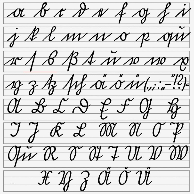Schreibschrift Vorlagen Beste Deutsche Schrift