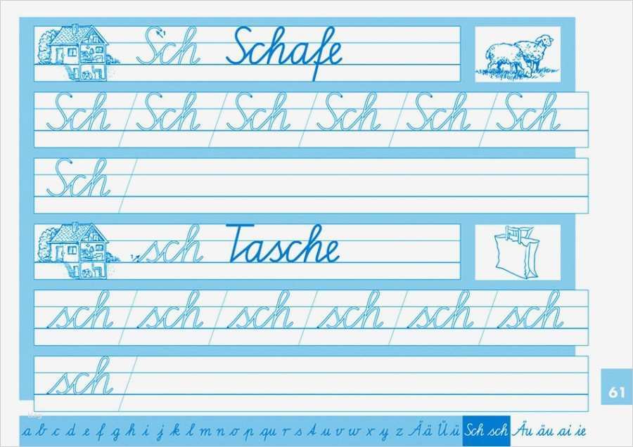 Schreibschrift Vorlagen Cool Elbi Schreiblehrgang Schulausgangsschrift 68 Schreiben