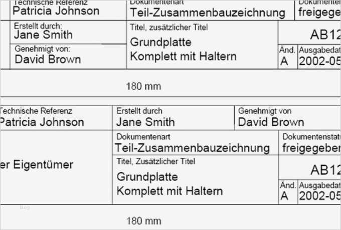 Schriftfeld Din En iso 7200 Vorlage Best Of iso 7200