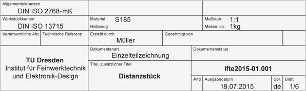 Schriftfeld Din En iso 7200 Vorlage Elegant Anhänge