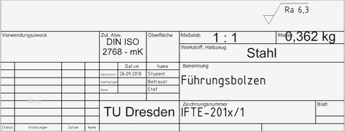 Schriftfeld Technische Zeichnung Vorlage A4 Erstaunlich software Cad Tutorial Bauteil Schriftfeld – Optiyummy