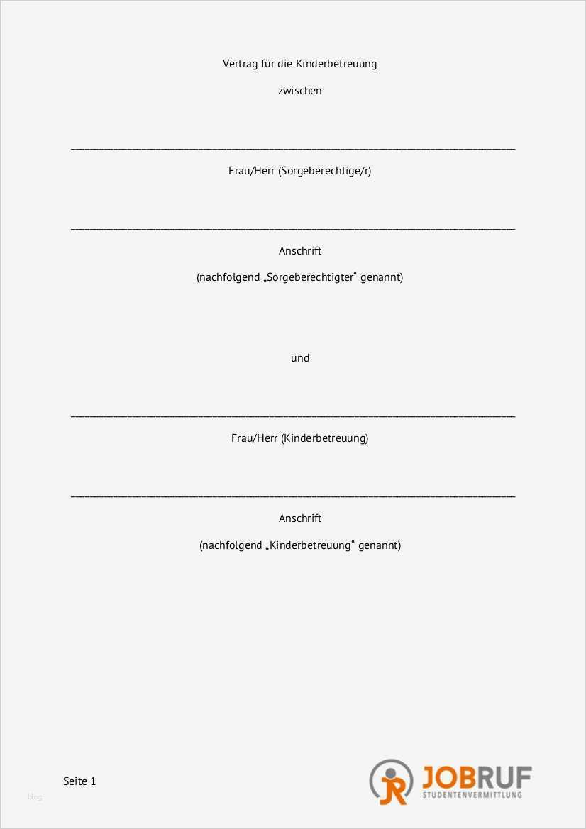 Schriftliche Vereinbarung Vorlage Fabelhaft Niedlich Private Vereinbarung Vorlage Ideen Entry Level