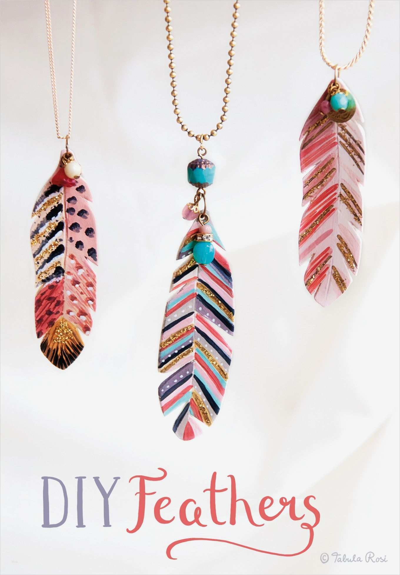 Schrumpffolie Vorlagen Best Of Tabula Rosi Diy Federkette