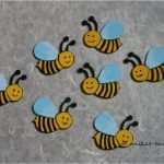 Schuh Aus Papier Basteln Vorlagen Genial Biene 5er Set Aus Holz