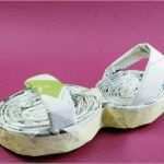 Schuh Aus Papier Basteln Vorlagen Schön Upcycling Sandalen Aus Papier [geolino]