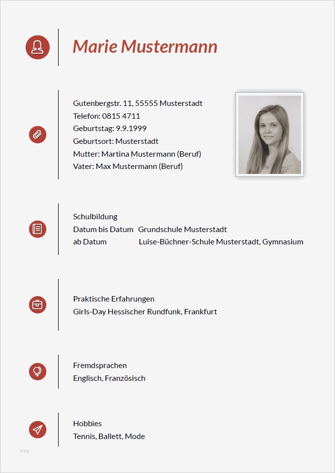 Schülerpraktikum Vorlage Großartig Drucke Selbst Kostenlose Musterbewerbungen Für Sekretärin