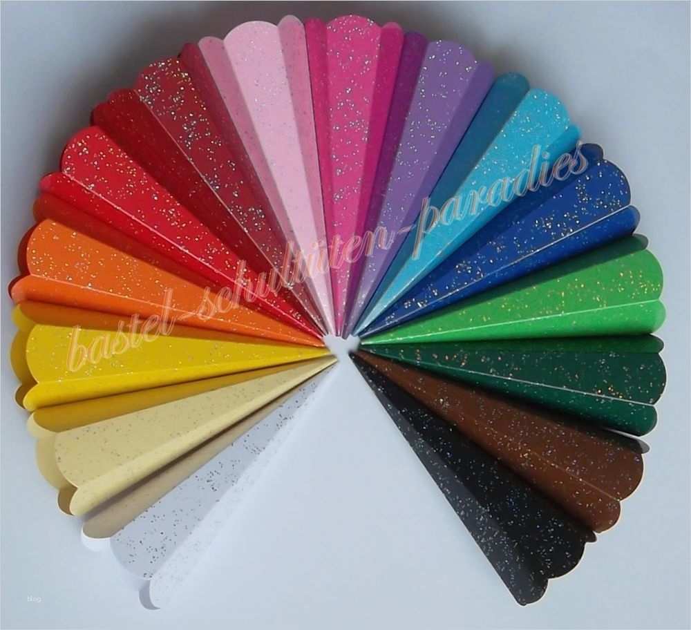 Schultütenrohling "Diamant" 23 cm 15 Farben Schultüte