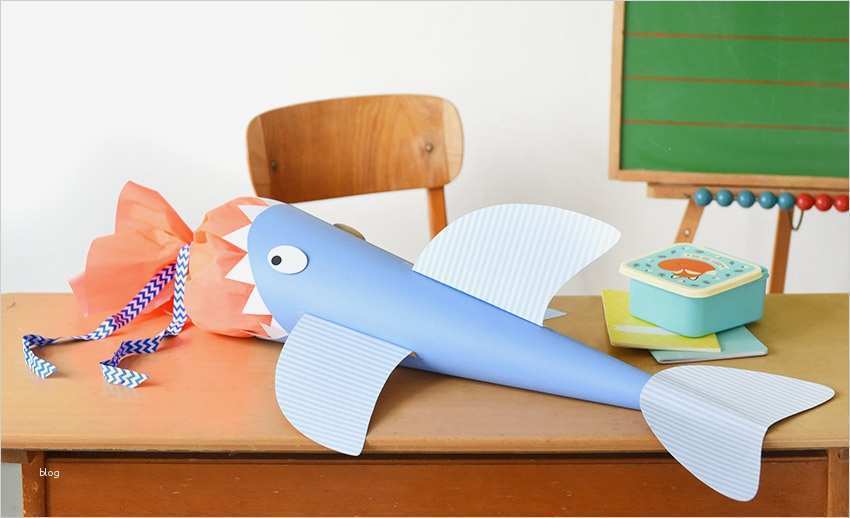 Schultüte Klein Basteln Vorlage Inspiration Stuckstaette Schultuete