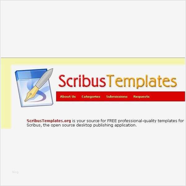 Scribus Vorlagen Elegant Use Free Scribus Templates to Save Money and Be More
