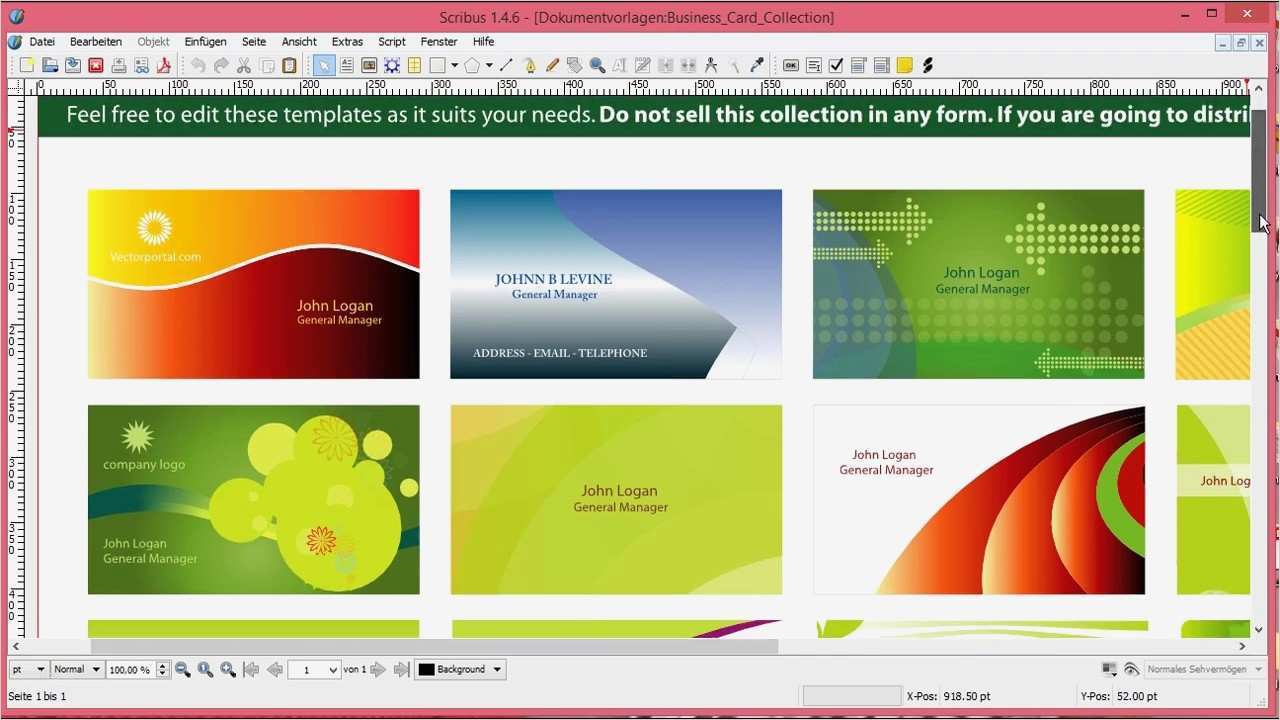 Scribus Vorlagen Großartig Scribus Vorlagen Visitenkarten
