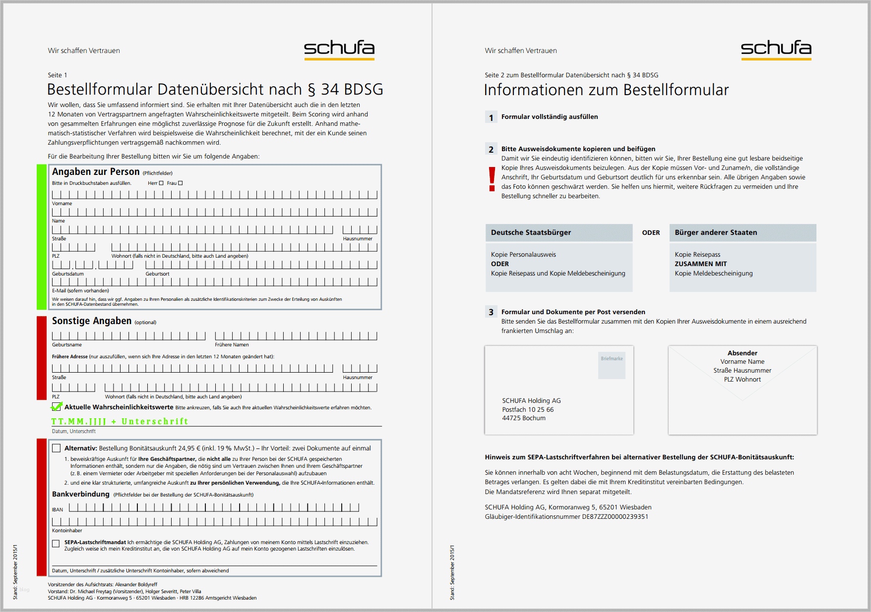 Selbstauskunft Vorlage Bank Großartig Kostenlose Schufa Auskunft Anfordern Selbstauskunft