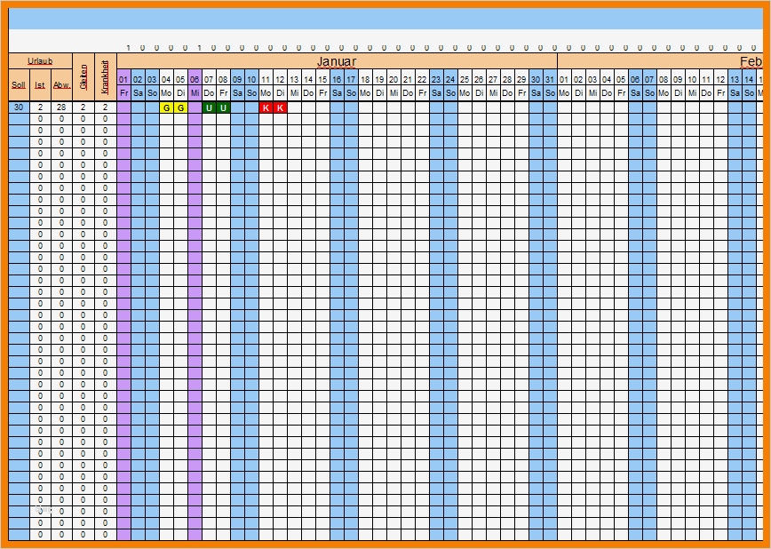Selbstpräsentation Powerpoint Vorlage Kostenlos Fabelhaft 7 Urlaubsplaner 2016 Excel