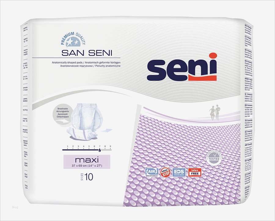 Seni Vorlagen Wunderbar San Seni Maxi Anatomisch Geformte Vorlagen 10 Stück