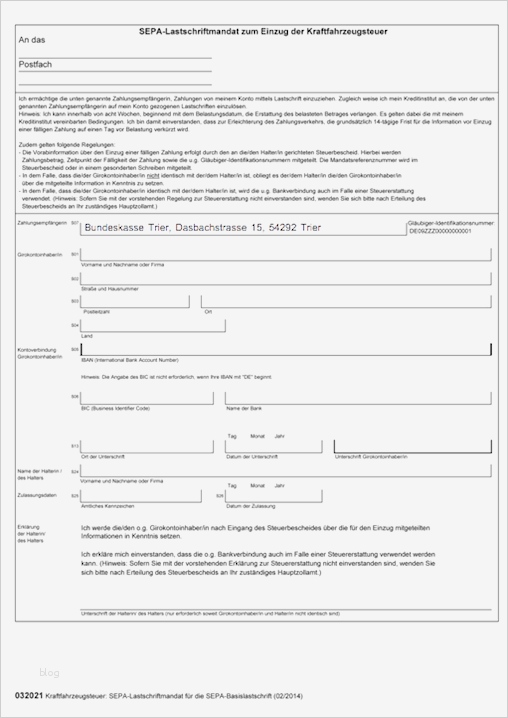 Sepa Lastschrift Vorlage Fabelhaft Et Online