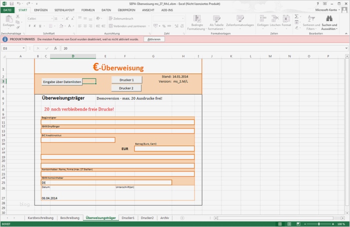 Sepa Lastschrift Vorlage Hübsch Sepa Überweisung Download