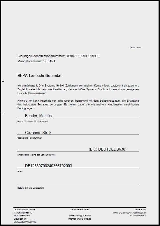 Sepa Lastschriftmandat Vorlage Pdf Erstaunlich Charmant Lastschrift Vorlage Bilder Bilder Für Das