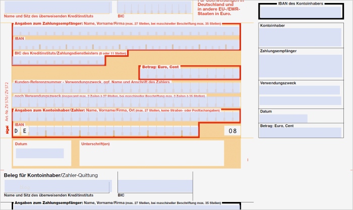 Sepa Lastschriftmandat Vorlage Pdf Neu Pdf Ausfüllhilfe Für Sepa Überweisungen Download