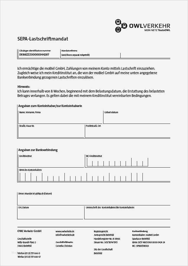 Sepa Mandat Erteilen Vorlage Angenehm Ausgezeichnet Lastschriftformular Bilder Bilder Für Das