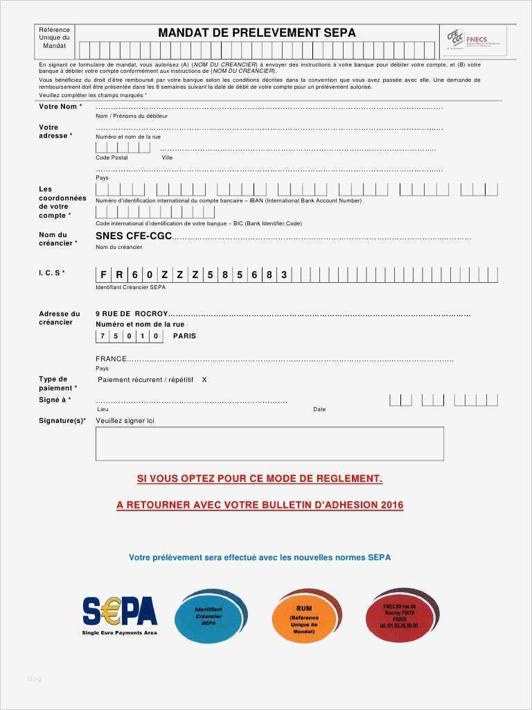 Sepa Mandat Vorlage Wunderbar Référence Unique Du Mandat Par Frederique fortin A