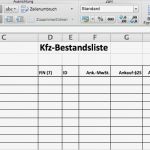 Server Dokumentation Vorlage Excel Cool Kfz Bestandsliste – Eine Excel Vorlage