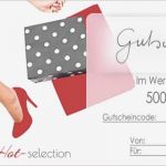 Shopping Gutschein Vorlage Beste Gutschein Schuhe Vorlage Dfe