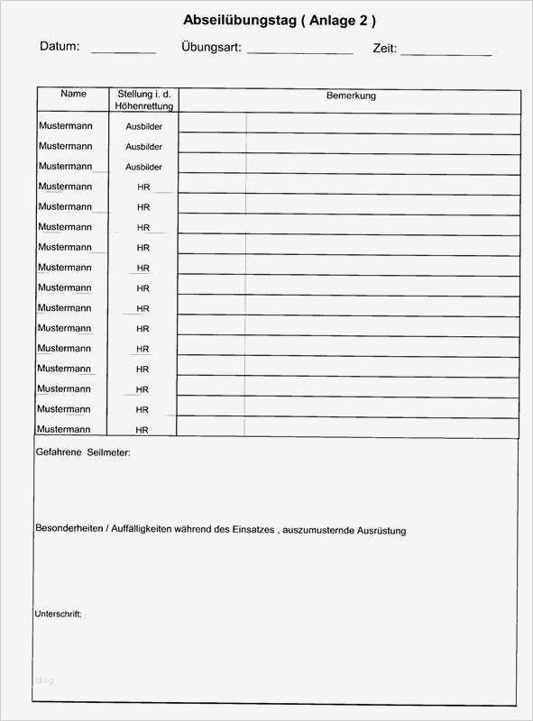 Sicherheitsunterweisung Vorlage Süß Anlage 2 Bild
