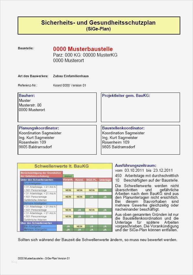 Sige Plan Vorlage Einfamilienhaus Schön Sige Plan