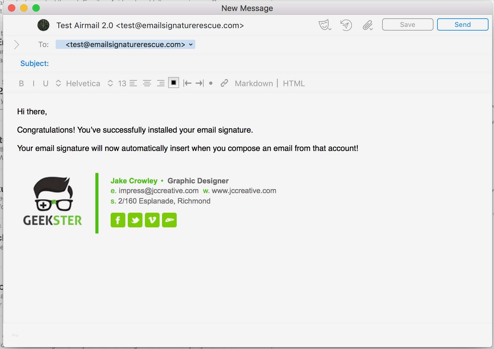 Signatur Email Vorlage Cool HTML Email Signature Outlook