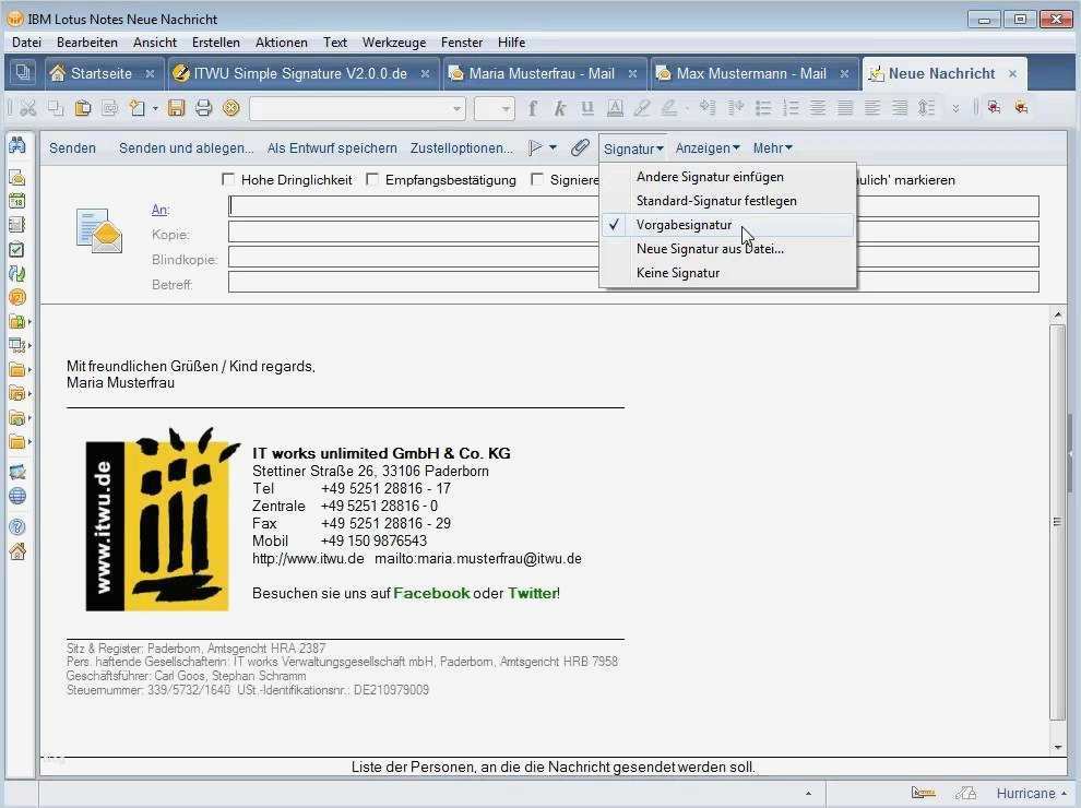 Signatur Email Vorlage Cool Itwu Simple Signature Teil4 Wie Kann Ich Zwischen
