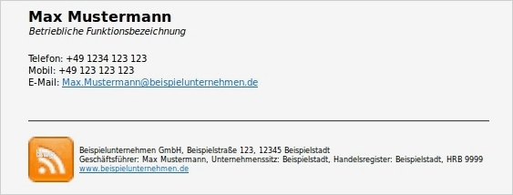 Signatur Vorlage Bewundernswert Vorlagen Für E Mail Signaturen Zum Download