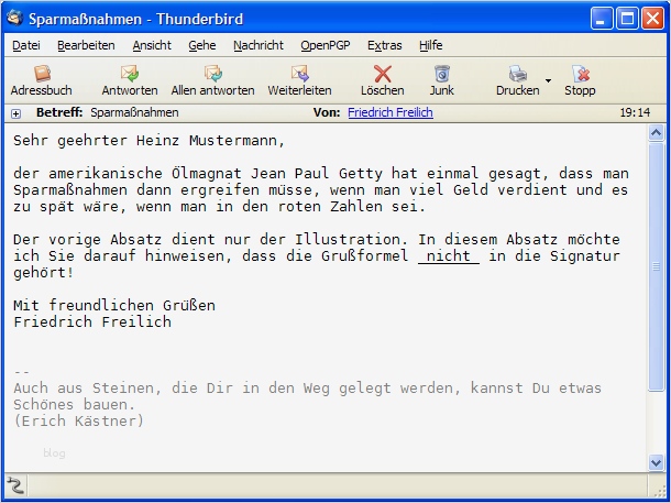 Signatur Vorlage Erstaunlich Signatur E Mails Und Postings –