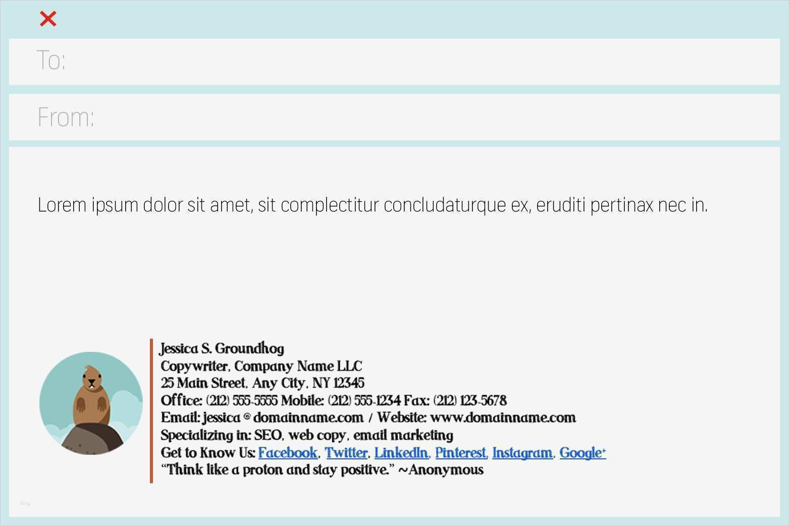 Signatur Vorlage Erstaunlich so Sieht Eine Gute E Mail Signatur Aus Shutterstock Blog