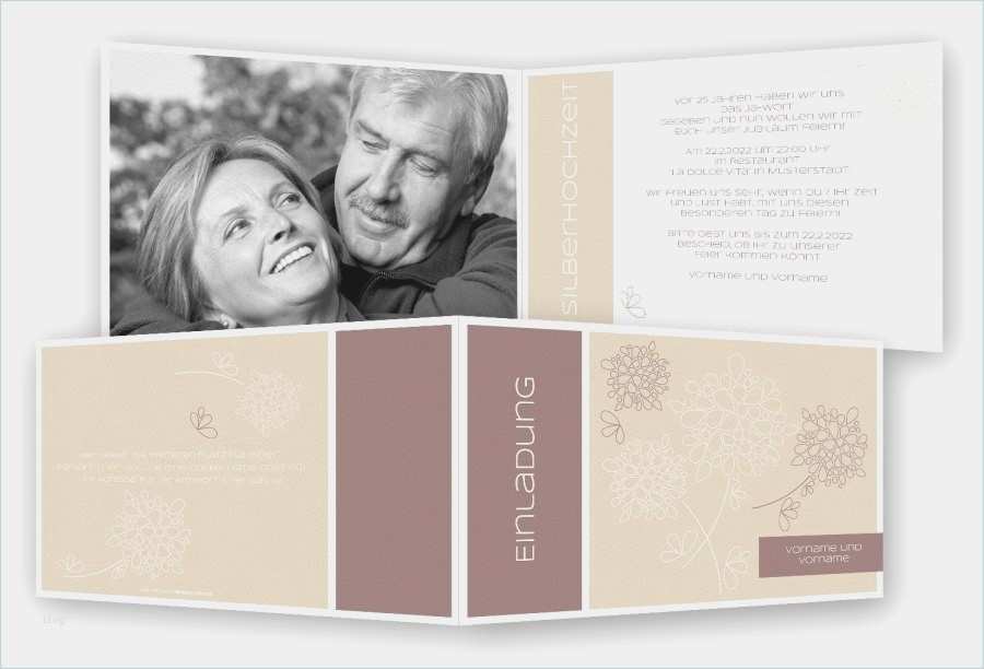 Silberhochzeit Einladungskarten Vorlagen Angenehm Einladungskarten Silberhochzeit Vorlagen – Travelslow