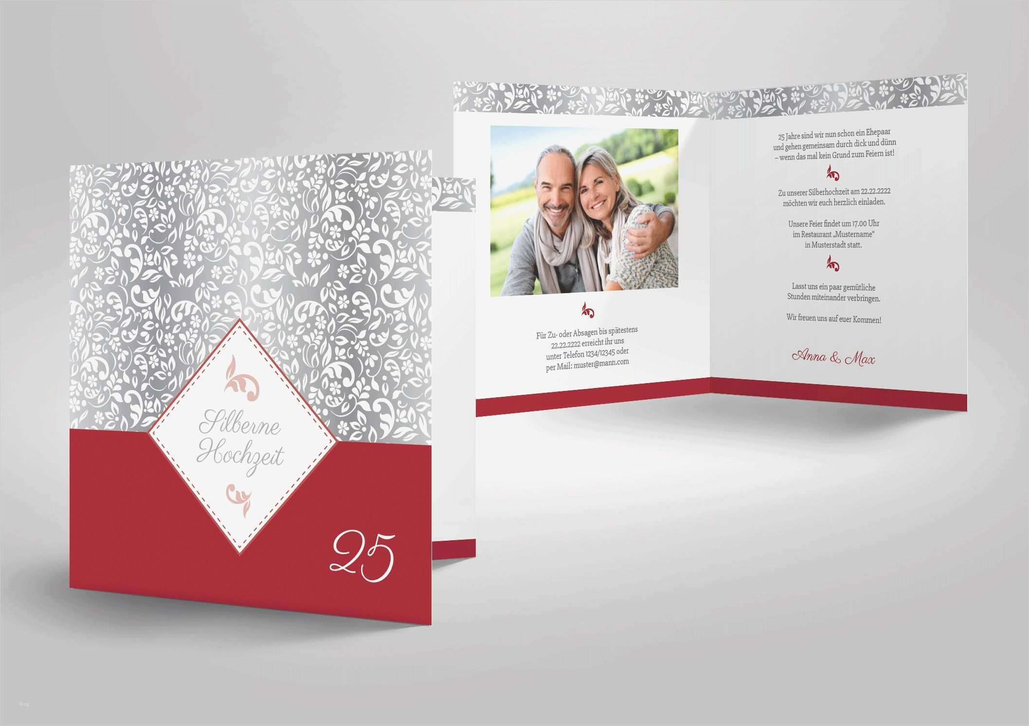 Silberhochzeit Einladungskarten Vorlagen Erstaunlich Einladungskarten Silberhochzeit Einladungskarten