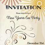 Silvester Einladung Vorlage Cool Silvesterpartyeinladung Vorlage Vektor Illustration