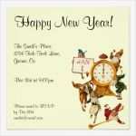 Silvester Einladung Vorlage Wunderbar Vintage Silvester Einladung Quadratische 13 3 Cm