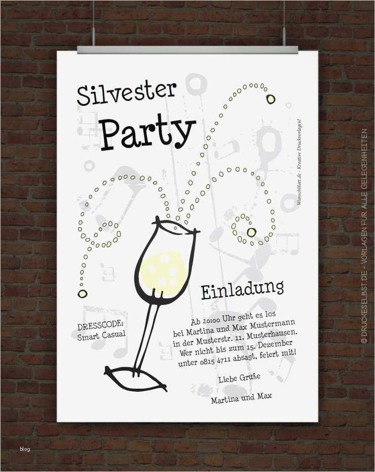 Silvester Flyer Vorlage Kostenlos Angenehm Drucke Selbst Silvestereinladung Kostenlos Gestalten Und