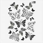 Simba Tattoo Vorlage Erstaunlich Schablone "schmetterlinge" Din A4 Online Kaufen