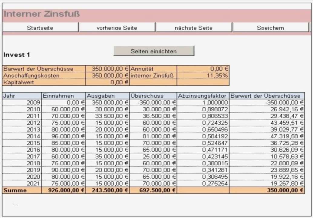 Six Sigma Excel Vorlagen Schön Rs Investitionsrechner Excel Vorlagen Shop