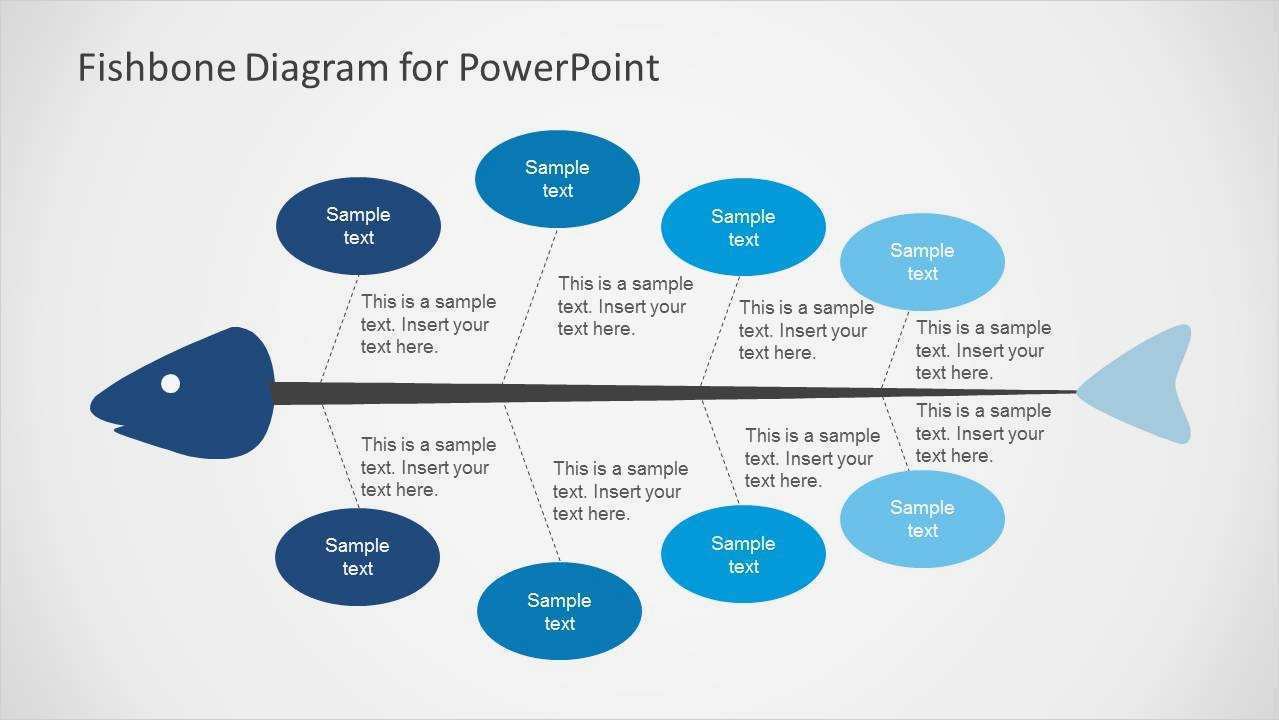 Smart Art Vorlagen Bewundernswert Fishbone Diagram for Powerpoint Slidemodel