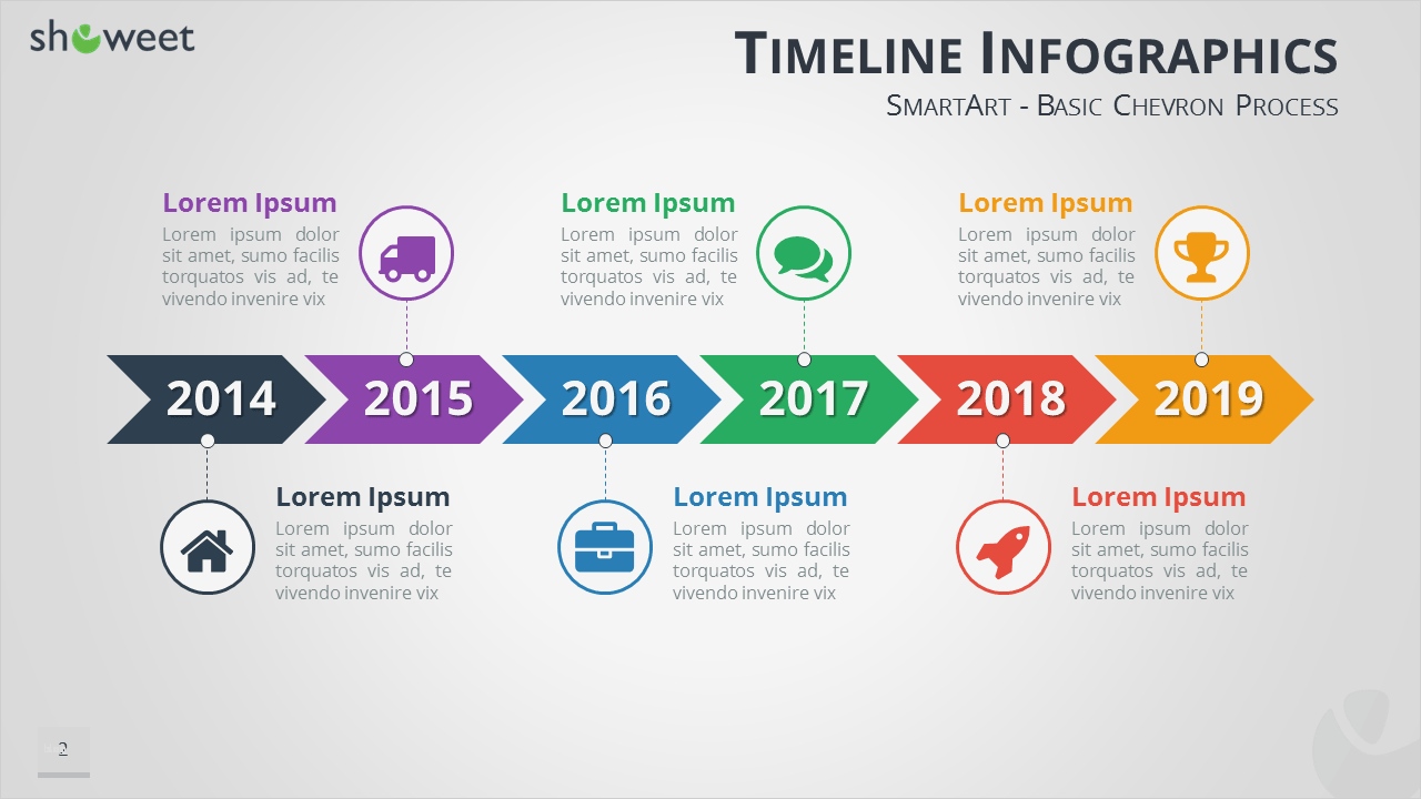 Smart Art Vorlagen Elegant Infografa De Lnea De Tiempo Para Powerpoint