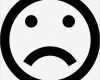 Smiley Vorlage Angenehm Emoticon Traurig Umriss