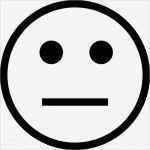 Smiley Vorlage Wunderbar Emoticon Met Rechte Mond Lijn Iconen